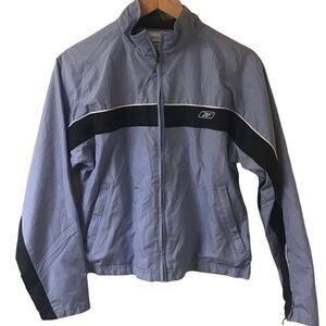 Reebok Women’s Vintage Blue Full Zip Athletic Lightweight